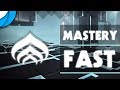 How to get Mastery XP & Level Up Fast! | Warframe 2018