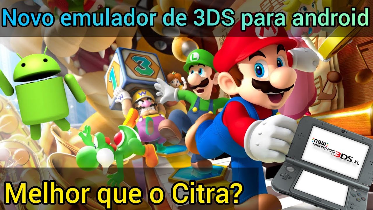 Jogos leves de 3DS para jogar em celulares fracos no Citra (3DS