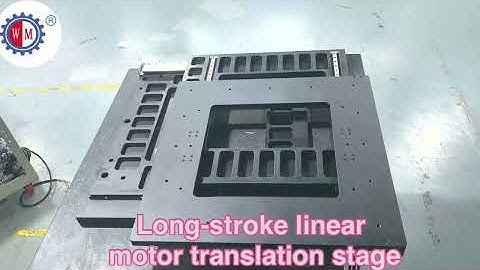 Large-stroke Linear Motor Translation Stage with PLC Controller#motorized #linear #motor #stage
