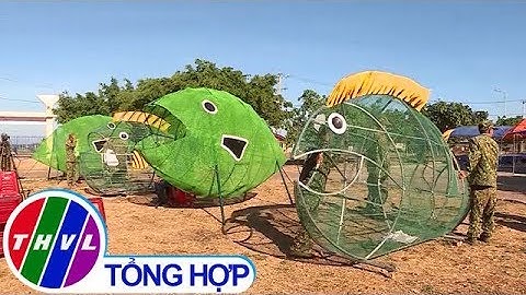 THVL | 4 chú “Cá biển ăn rác thải” tại Lý Sơn có thể “ăn” 1.000 vỏ chai nhựa