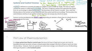 Thermodynamic Systems Surroundings Boundaries and Examples