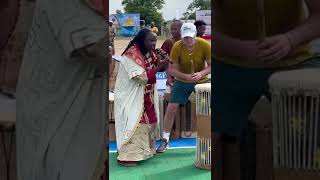 Patrick McEnroe Dancing, On Drums With Locals In Serengeti In Tanzania