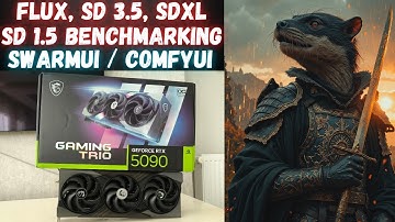 RTX 5090 Tested Against FLUX DEV, SD 3.5 Large, SD 3.5 Medium, SDXL, SD 1.5, AMD 9950X + RTX 3090 TI