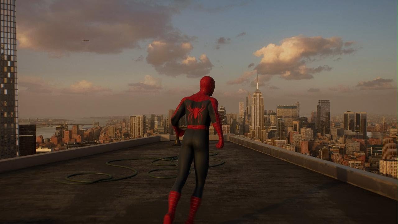 Marvel's Spider-Man 2 swinging