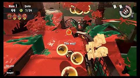 Splatoon 3 - 9/22/23 Wildcard Salmon Run (Grizzco Dualies/Stringer on Sockeye Station)