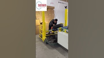 [How to load heavy tires] into a shippping container efficiently #mobileconveyor#telescopicconveyor