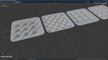 Ways to Create Chesterfield Leather Models in Blender | Part 1