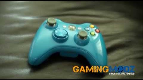 "Blue Blood" Xbox 360 Modded Controller | GamingModz.com