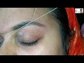 How to doEyebrows threading. Happy new year 2020..