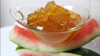 I don't throw away the watermelon rind anymore ! I am preparing this Greek spoon sweet !