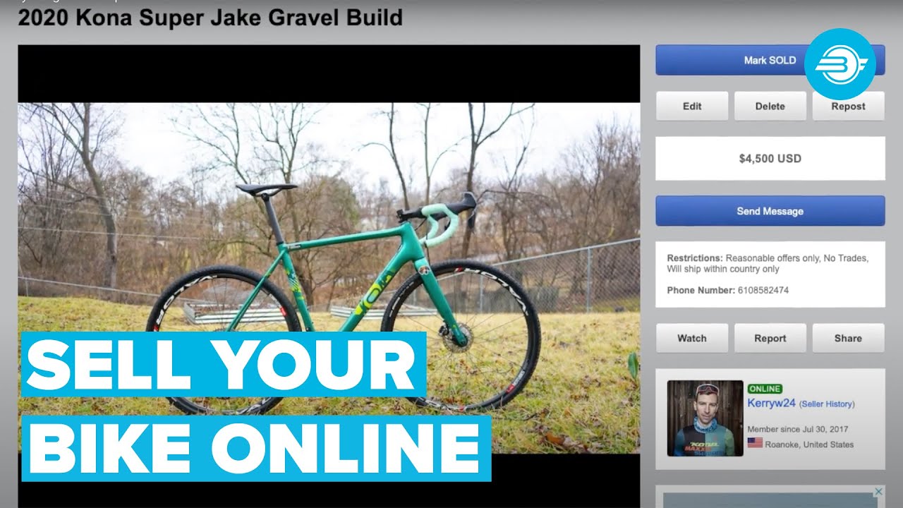 selling bicycle online