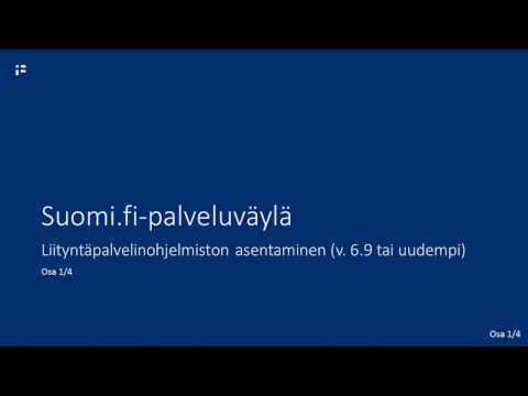 Video: Komentosarjan Asentaminen Palvelimelle