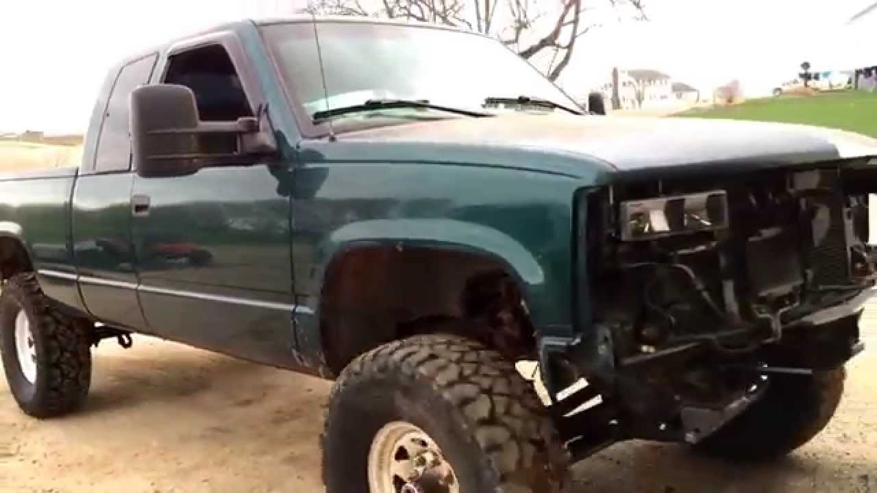 Solid axle swapped GMC - YouTube