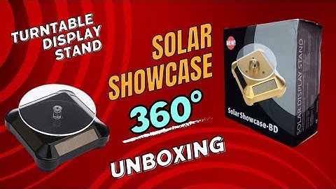 The Most Impressive Rotating Display Stand