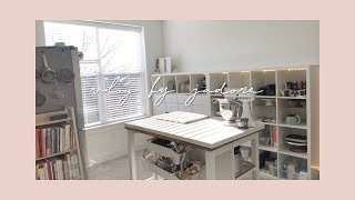 Vlog) 뉴저지 일상｜나만의 베이킹룸｜미국 빈티지 그릇｜좀 무서운 미국 마트 사재기｜자도르