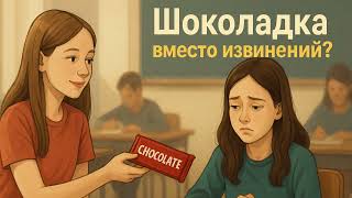Шоколадка вместо извинений?