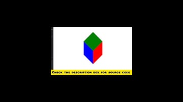 3D cube in python turtle