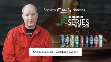 See why Carlsberg Group Beer chooses the Domino F720i Fiber Laser for [Aluminum Can Coding]