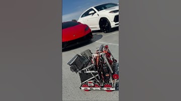 Lamborghini photoshoot (second bot) #pushback #robotics #vex #fyp #car