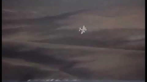 Argentinian pilots attacking British warships in San Carlos Water during The Falklands War