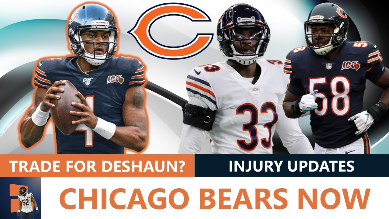 Deshaun Watson Trade Chicago Bears Injury News On Jaylon Johnson Allen Robinson Roquan Smith Youtube