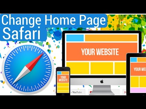 Como mudar Safari Página