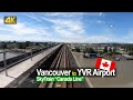 SkyTrain Ride | The 'Canada Line' from Vancouver Waterfront to YVR Airport