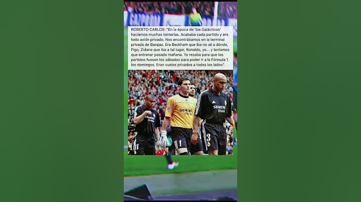 así era LA ÉPOCA de los GALÁCTICOS en el REAL MADRID