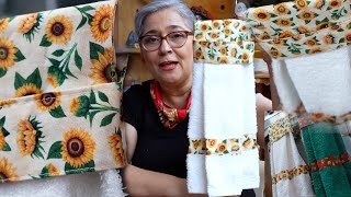 Cómo hacer toallas de cocina bonitas,fáciles de coser/Para su casa, para regalar o vender/DIY