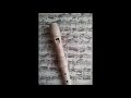 J.S.Bach, Sonata No. 1 in G minor, BWV 1001 Soprano Recorder Solo （バッハ無伴奏ソナタNo.1ソプラノリコーダーソロ）