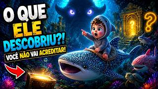 😱🦈 O QUE O PEQUENO TUBARÃOZINHO ENCONTROU NO FUNDO DO MAR?! 🌊✨ | Música Infantil
