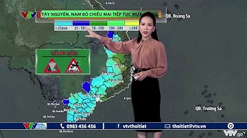 Dự báo thời tiết Trung Bộ, Tây Nguyên đêm 17 và ngày 18/5/2021 | VTVWDB