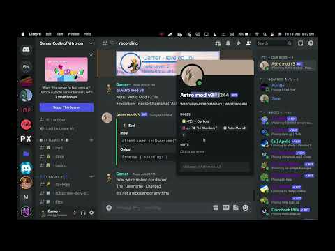 How to change your Discord Bot Username with Eval command JS