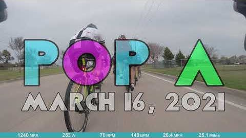 GROUP RIDE - Pop A - 3/16/21 - XERT MPA overlay (4K)