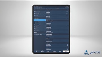 Aviator Assistant - Configuring your Aircraft