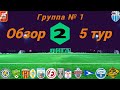 Вторая лига. Обзор 5-го тура группа № 1, сезон 2022/23