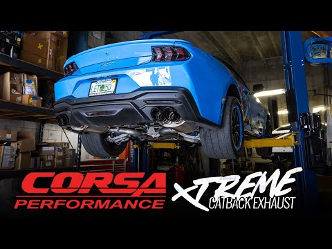 LOUD AND ROWDY! - Corsa Performance Xtreme Cat-Back Exhaust on our Supercharged 2024 Mustang GT