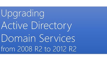 Upgrading Active Directory Domain Services from 2008 R2 to 2012 R2