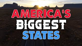The 10 BIGGEST STATES in AMERICA