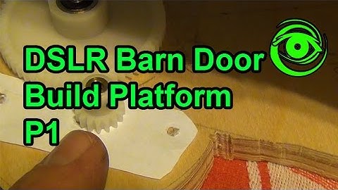 How to Track Stars With Your DSLR - DIY Barn Door Trap P1