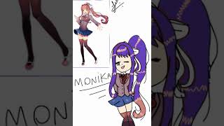 Monika Doki Doki No Aplicativo Ibis Paint