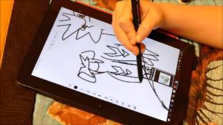 Drawing with the Lenovo ThinkPad Tablet 10