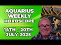 ♒ Aquarius Weekly Horoscope | July 14 - 20, 2025 | Patrick Arundell Astrology