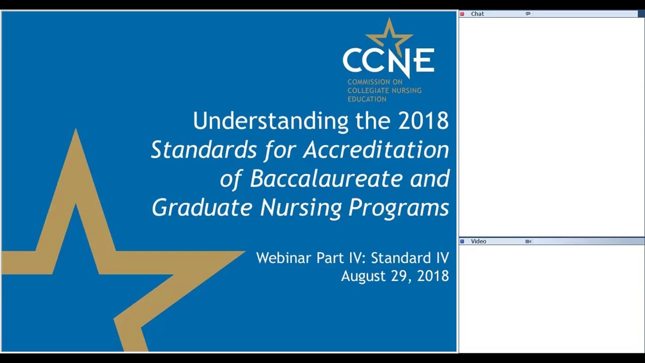 CCNE Accreditation: Standard IV-Program Effectiveness: Assessment + Achievement of Program Outcomes