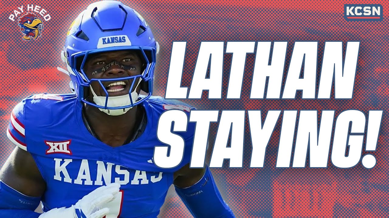 BREAKING: Trey Lathan is STAYING at KU!