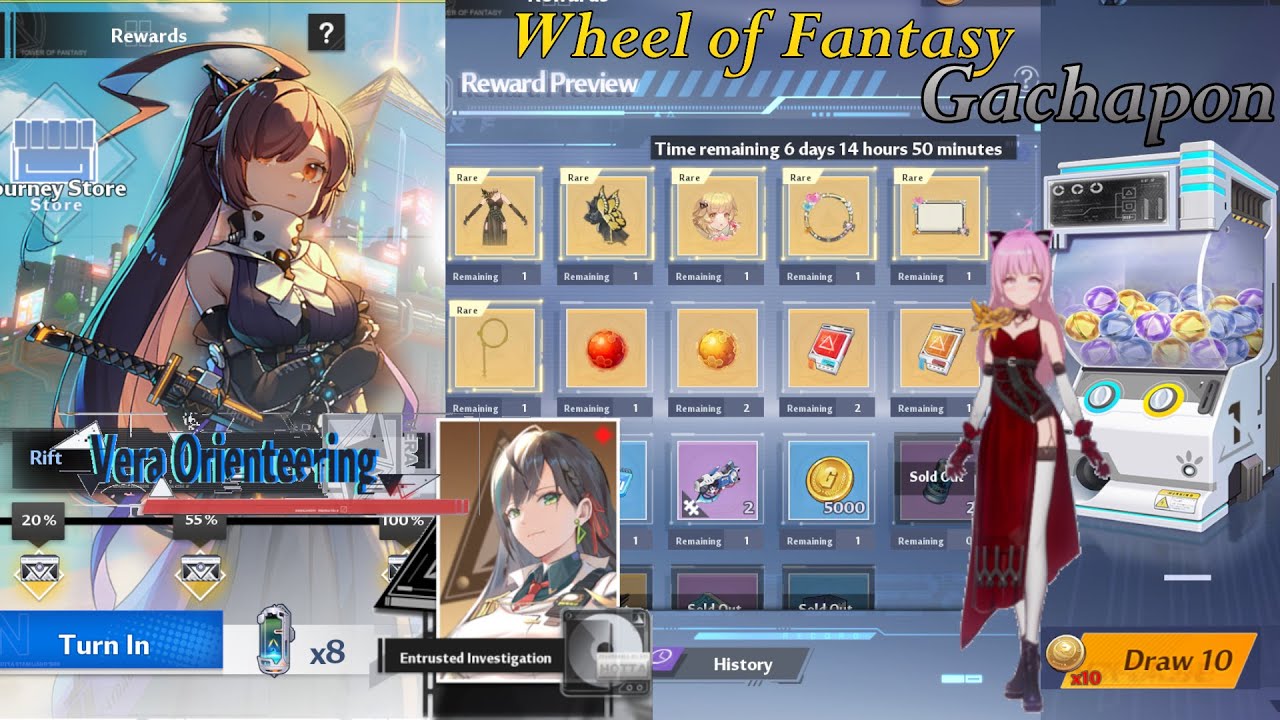 Vera Orienteering + New Fantasy Outfit Gachapon 【Tower of Fantasy】