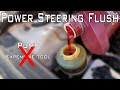 Power steering fluid flush without pump in less than 10 minuetspower steering fluid changealimech