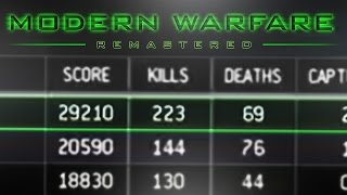 223 KILLS by #1 RANKED PLAYER on Modern Warfare Remastered! MWR 200+ KILLS! (COD MWR #1 Player)