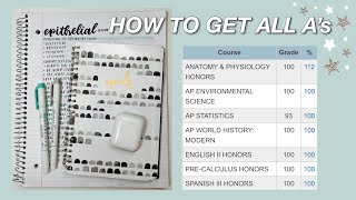 how to get and maintain straight A's 2020 + tips for online school from a 4.0 student | studybright