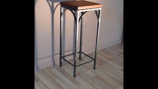 Planter Stand 1080p
This was made as a Plant Stand, as in Pot Plant. My kids asked me Dad, is that a Bar Stool? No, but I guess it could be. Made from solid 20 x 20 Mild Steel Bar and 20 x 3 flat bar for the curved bits. Wood is Silky Oak. Thank you for watching. Planter Stand 1080p